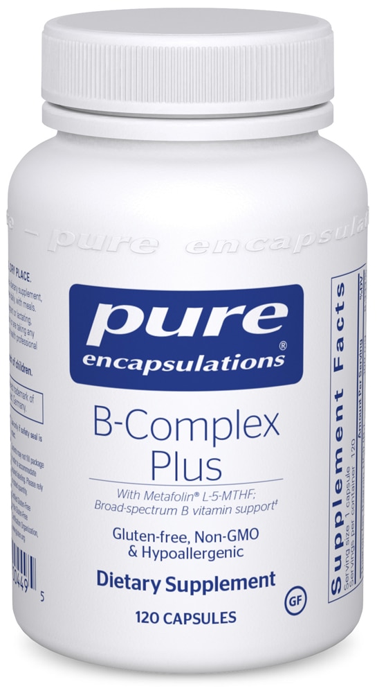 B-Complex Plus - 120 капсул - Pure Encapsulations Pure Encapsulations