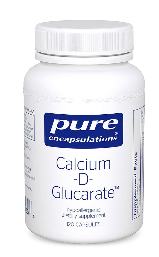 Pure Encapsulations Кальций-d-глюкарат — 120 капсул Pure Encapsulations