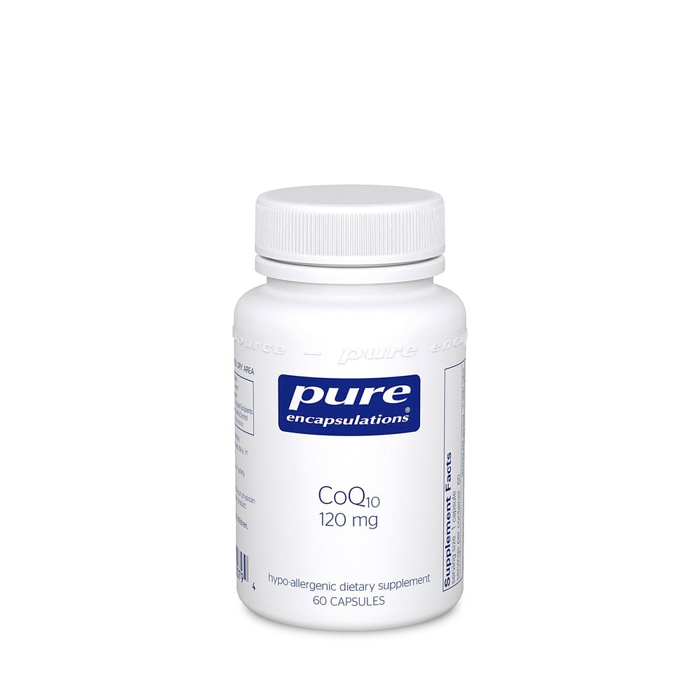 CoQ10 -- 120 mg - 60 Capsules (Капсулы) Pure Encapsulations