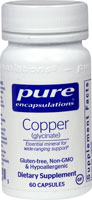 Медь (глицинат) - 60 капсул - Pure Encapsulations Pure Encapsulations
