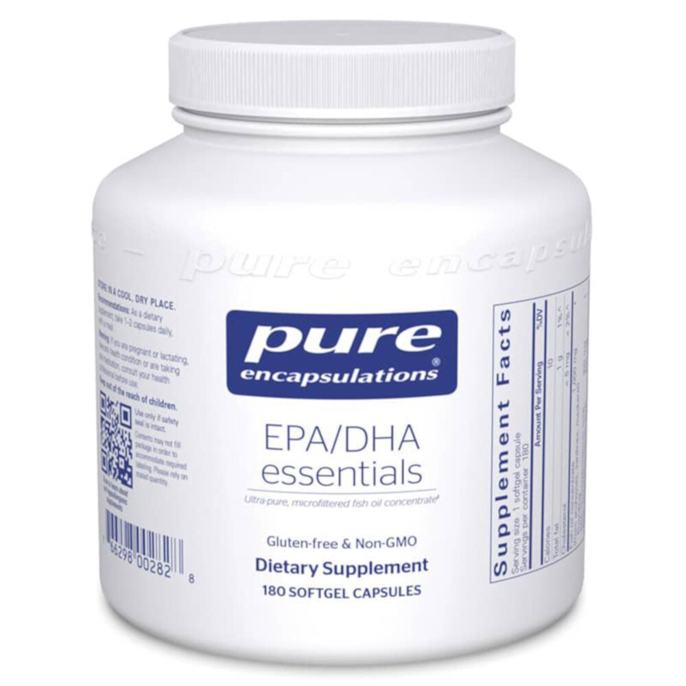 EPA DHA Essentials - 180 мягких капсул - Pure Encapsulations Pure Encapsulations