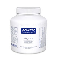 l-аргинин -- 180 капсул Pure Encapsulations