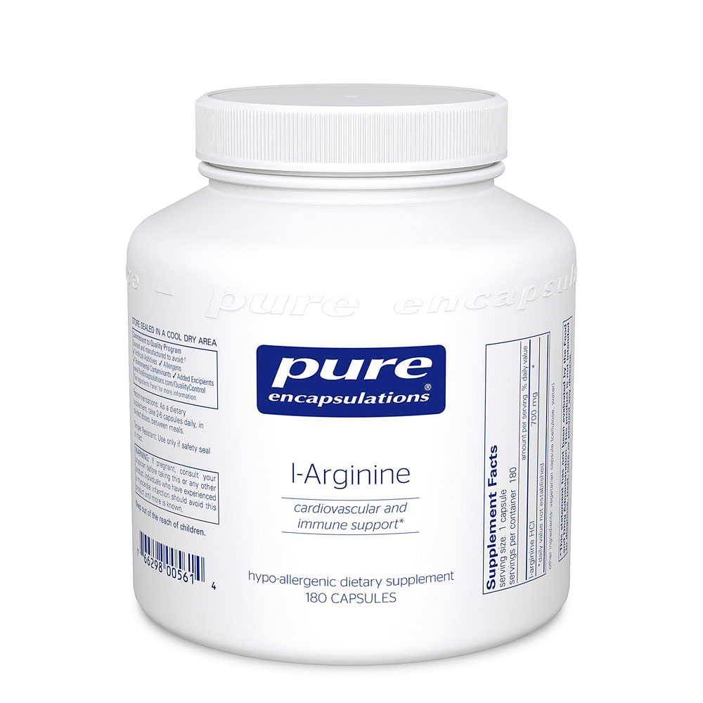 l-Arginine -- 180 Capsules (Капсулы) Pure Encapsulations