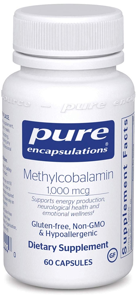 Methylcobalamin -- 1000 mcg - 60 Capsules (Капсулы) Pure Encapsulations