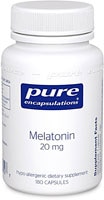 Melatonin -- 20 mg - 180 Capsules (Капсулы) Pure Encapsulations