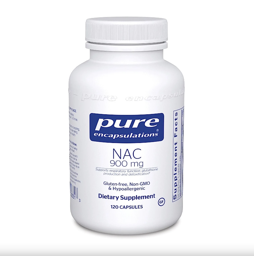 Pure Encapsulations NAC — 900 мг — 120 капсул Pure Encapsulations