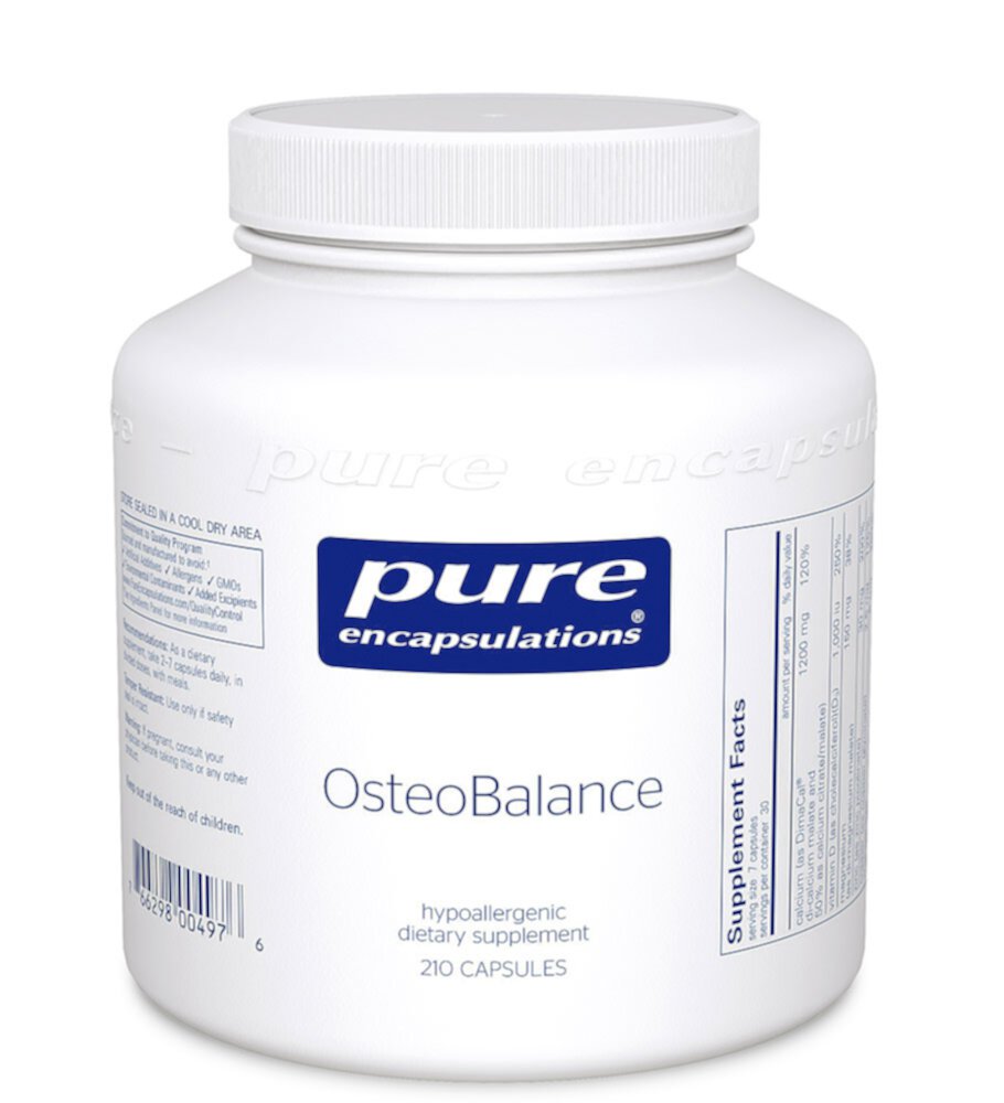 OsteoBalance - 210 капсул - Pure Encapsulations Pure Encapsulations