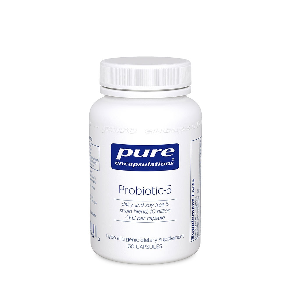 Pure Encapsulations Пробиотик-5 - 10 миллиардов КОЕ - 60 капсул Pure Encapsulations