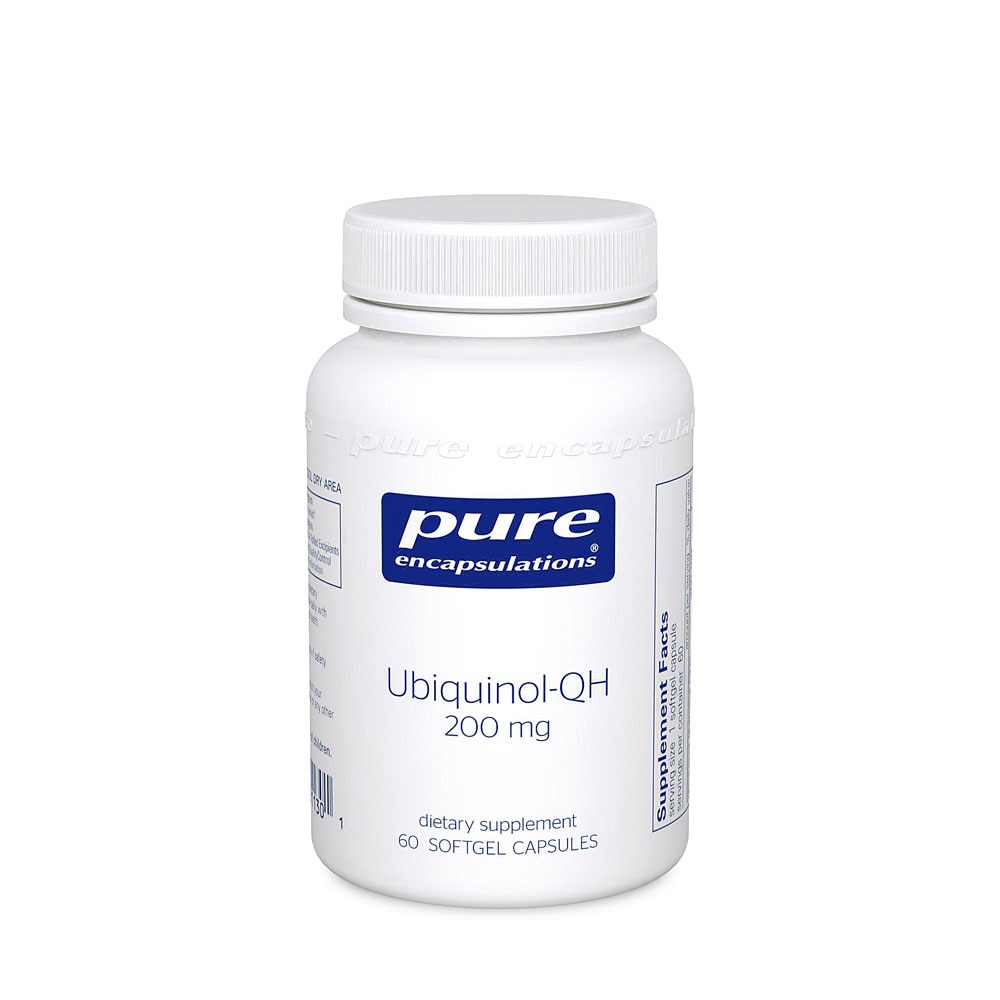 Ubiquinol-QH -- 200 mg - 60 Softgel Capsules (Капсулы) Pure Encapsulations