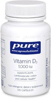 Vitamin D3 -- 1000 IU - 120 Capsules (Капсулы) Pure Encapsulations