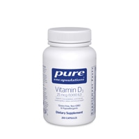 Vitamin D3 - 1000 МЕ - 250 капсул - Pure Encapsulations Pure Encapsulations
