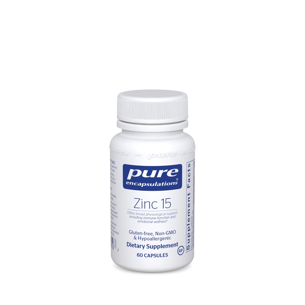 Zinc 15 -- 60 Capsules (Капсулы) Pure Encapsulations