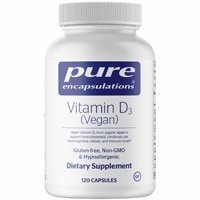 Pure Encapsulations Витамин D3 Vegan -- 120 капсул Pure Encapsulations