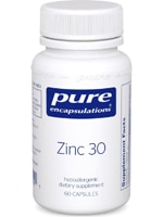 Цинк 30 - 60 капсул - Pure Encapsulations Pure Encapsulations