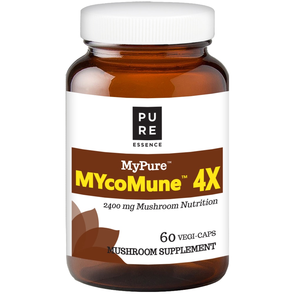 MyPure™ MYcoMune™ 4X -- 2400 mg - 60 Vegi-Caps Pure Essence