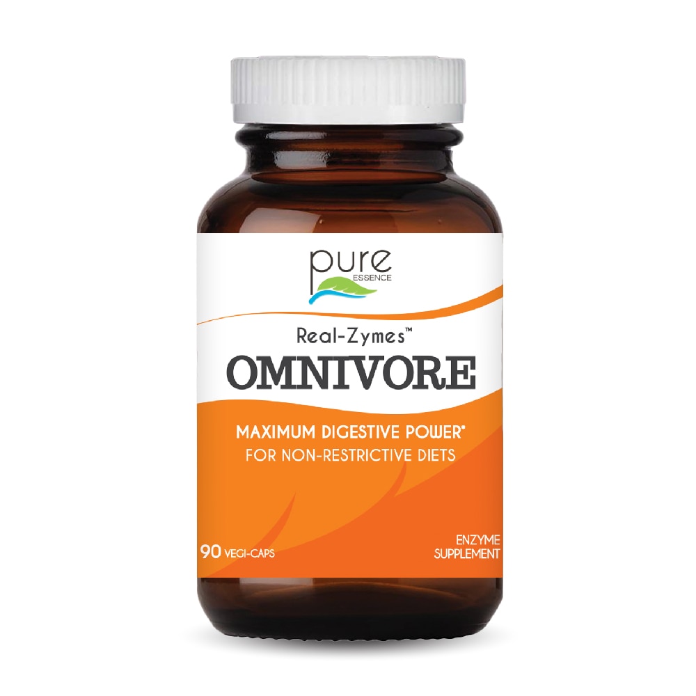 Real-Zymes™ OMNIVORE - 90 вегетарианских капсул - Pure Essence Pure Essence