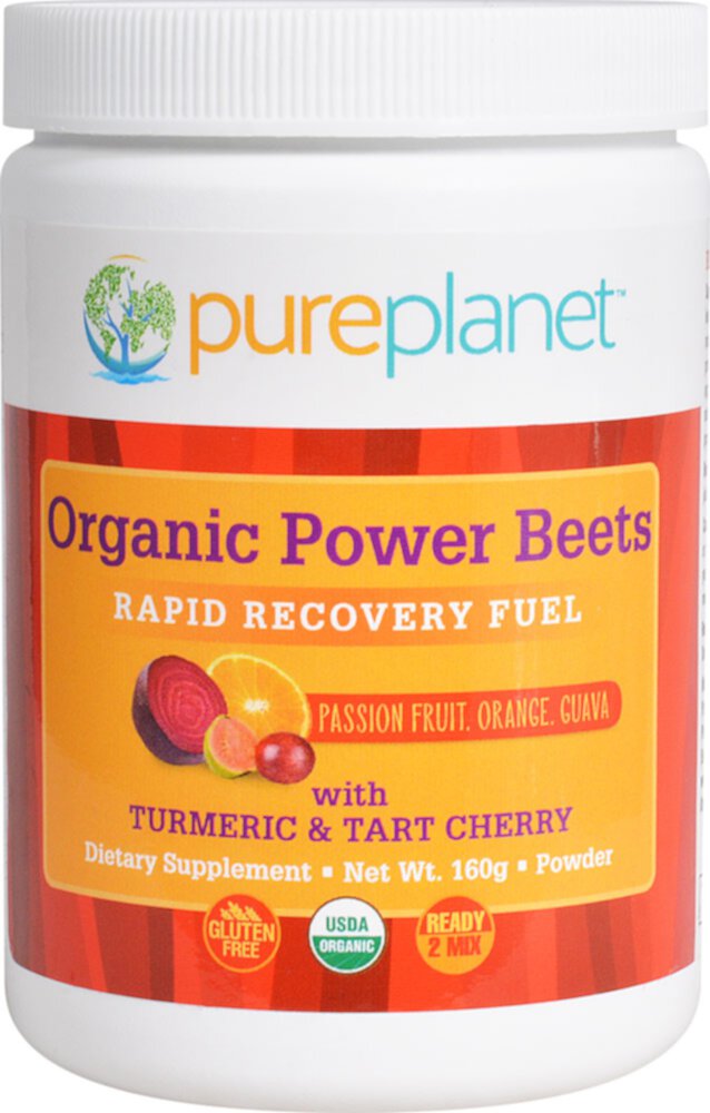 Organic Power Beets Rapid Recovery Fuel -- 20 Servings (Порции) Pure Planet