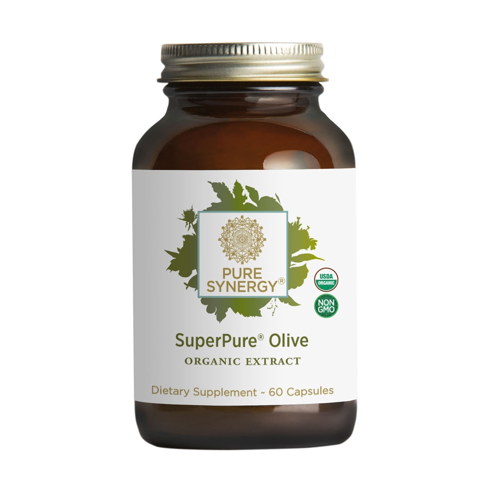 Organic SuperPure® Olive Extract -- 60 Capsules (Капсулы) Pure Synergy