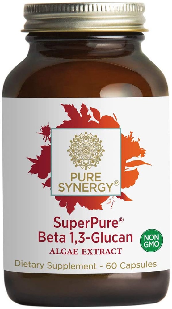 Экстракт морских водорослей Pure Synergy SuperPure Beta 1,3-Glucan -- 60 капсул Pure Synergy