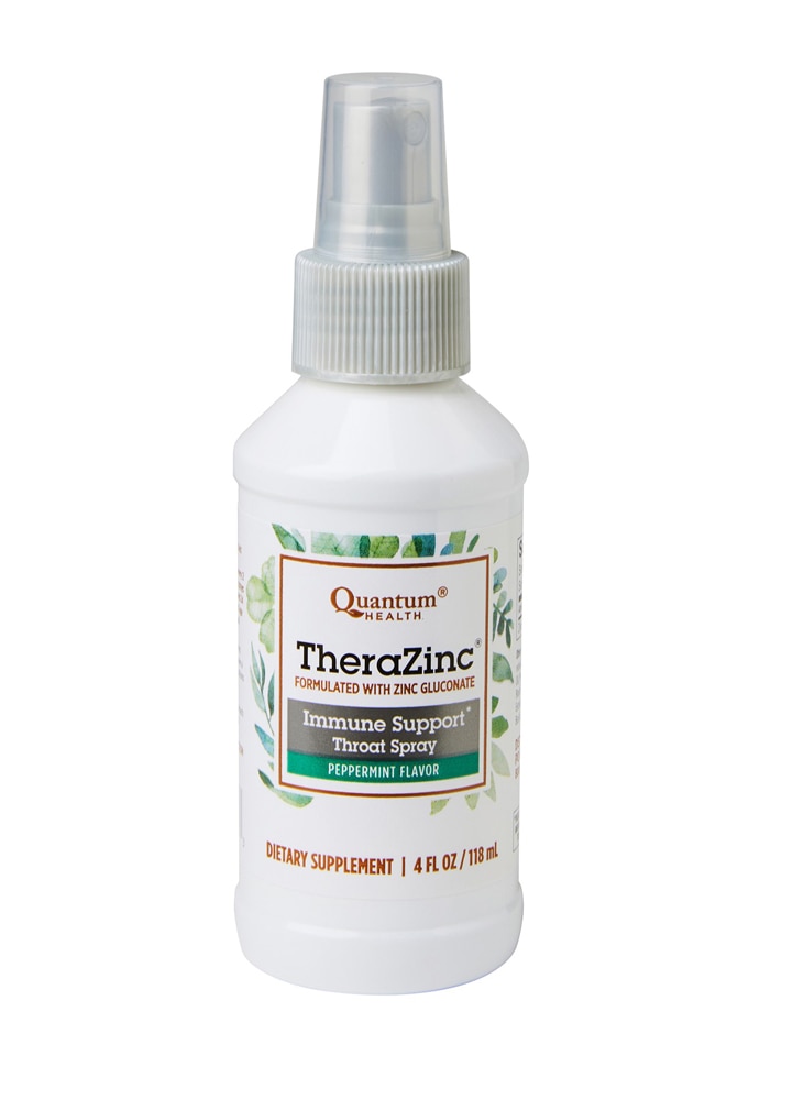 TheraZinc® Spray (Спрей) Peppermint Clove -- 4 fl oz (Жидкие унции) Quantum