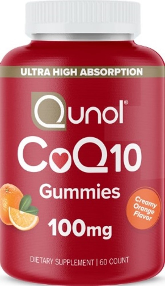 CoQ10 Ultra High Absorption Creamy Orange -- 100 mg - 60 Gummies (Жевательные конфеты) Qunol