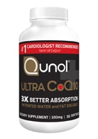 Ultra CoQ10 -- 100 mg - 30 Softgels (Мягкие капсулы) Qunol