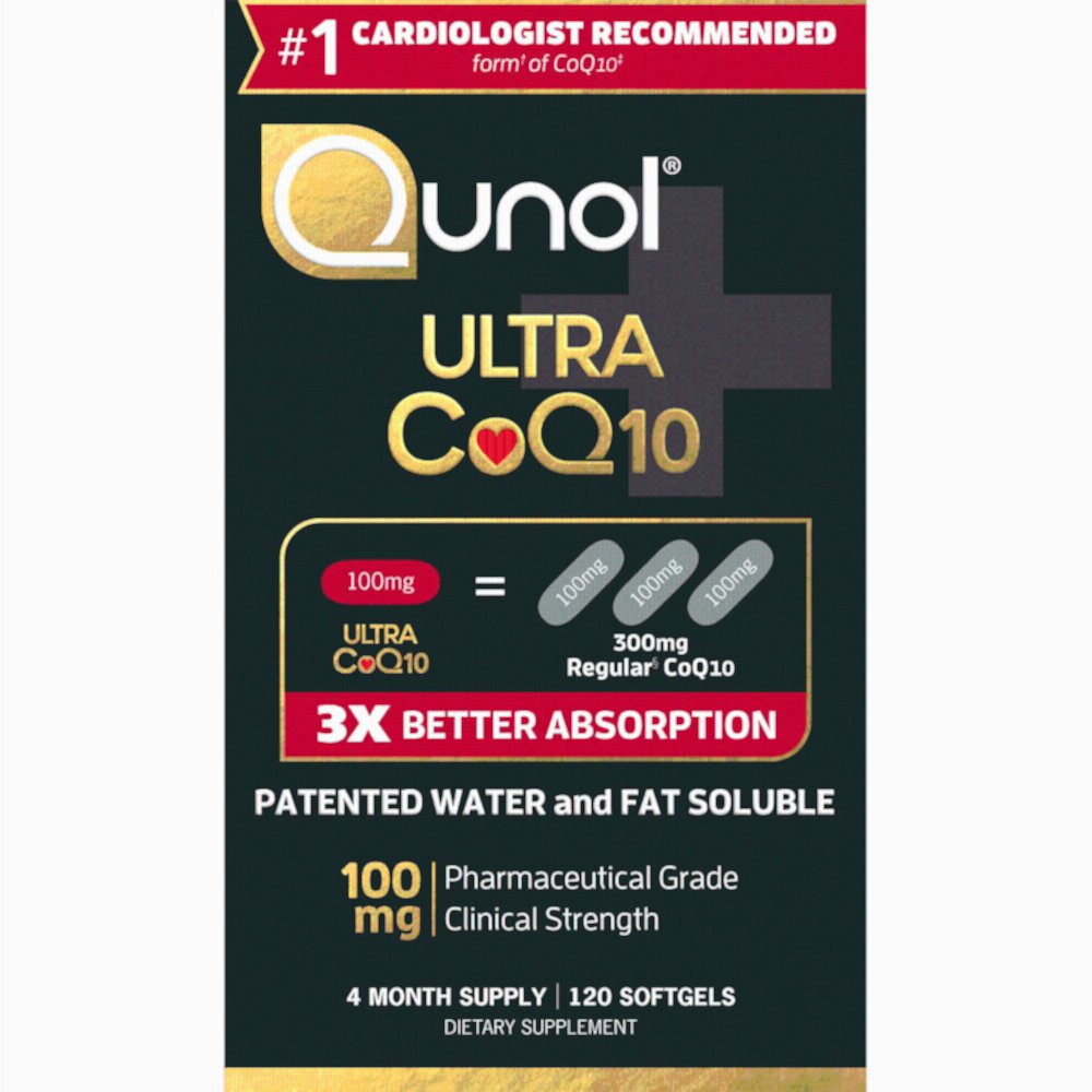 Ultra CoQ10 -- 100 mg - 120 Softgels (Мягкие капсулы) Qunol