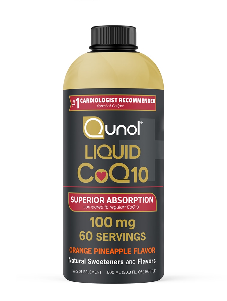 Liquid (Жидкость) CoQ10 Orange Pineapple -- 100 mg - 20 oz (Унции) Qunol