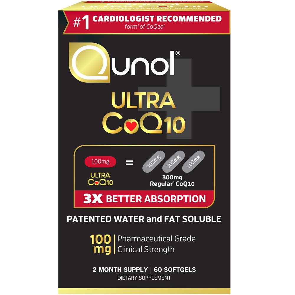 Ultra CoQ10 -- 100 mg - 60 Softgels (Мягкие капсулы) Qunol