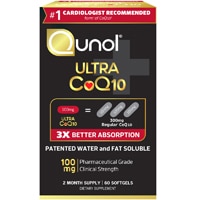 Ultra CoQ10 -- 100 mg - 60 Softgels (Мягкие капсулы) Qunol