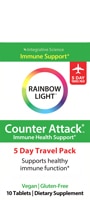 Counter Attack™ Immune Support Travel Pack -- 10 Tablets (Таблетки) Rainbow Light