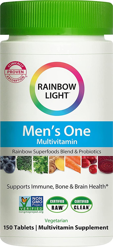 Мультивитамины Rainbow Light Men's One™ — 150 таблеток Rainbow Light