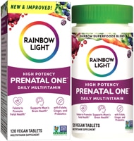 Prenatal One Multivitamin -- 120 Tablets (Таблетки) Rainbow Light