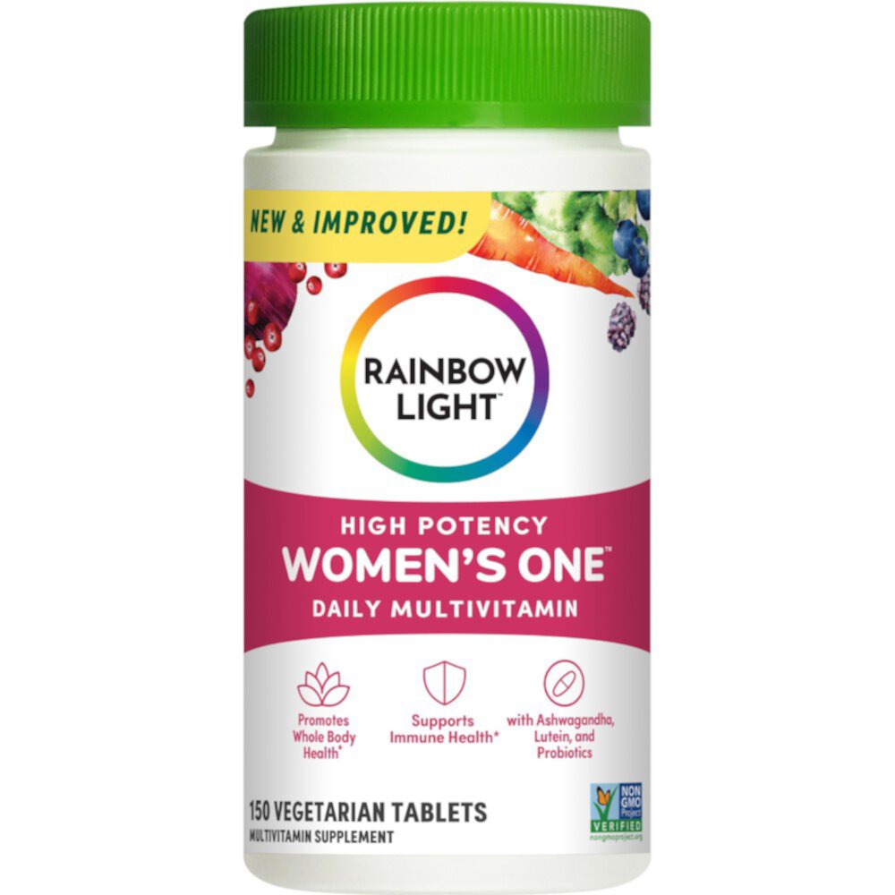 Женский мультивитамин Ежедневный - 150 растительных таблеток - Rainbow Light Rainbow Light