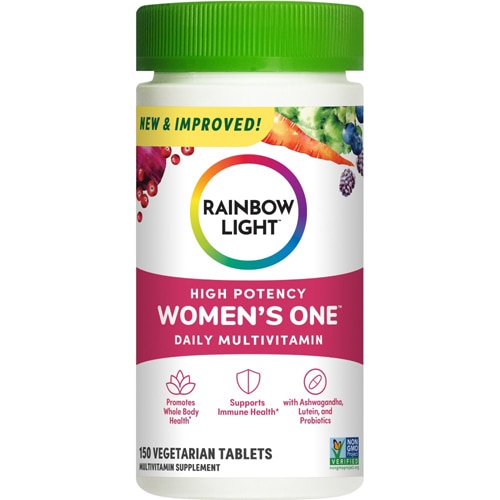 Женские мультивитамины на один день, 150 вегетарианских таблеток Rainbow Light