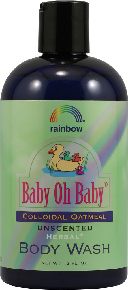 Baby Oh Baby® Organic Herbal Wash Коллоидная овсяная каша без запаха -- 12 жидких унций Rainbow Research