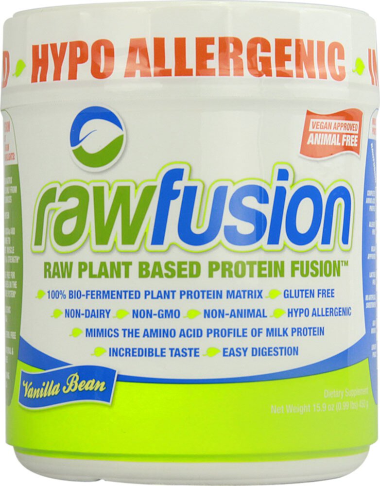 Rawfusion Plant Base Protein Fusion™ Vanilla Bean – 15 порций Rawfusion