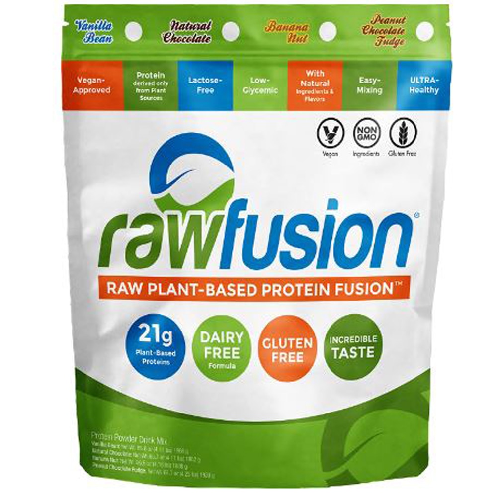 Rawfusion Plant-Based Protein Fusion™ Vanilla Bean — 65,8 унции Rawfusion