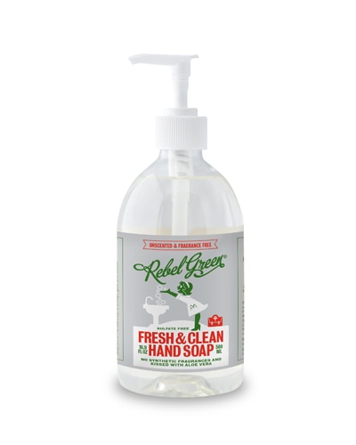 Мыло для рук Fresh & Clean без запаха — 16,9 жидких унций Rebel Green