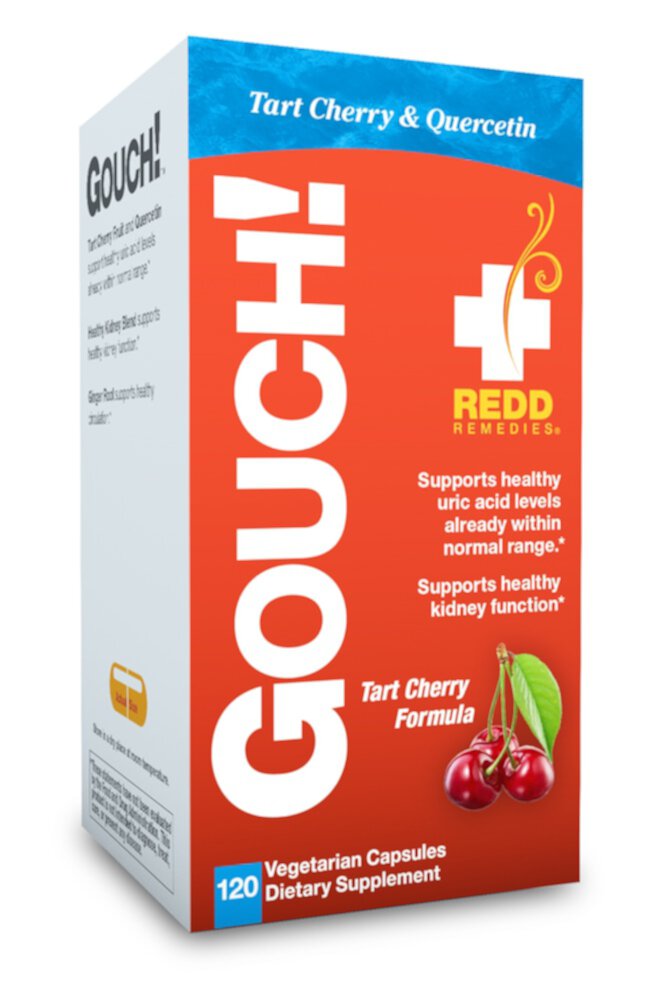 Redd Remedies Gouch! -- 120 вегетарианских капсул Redd Remedies