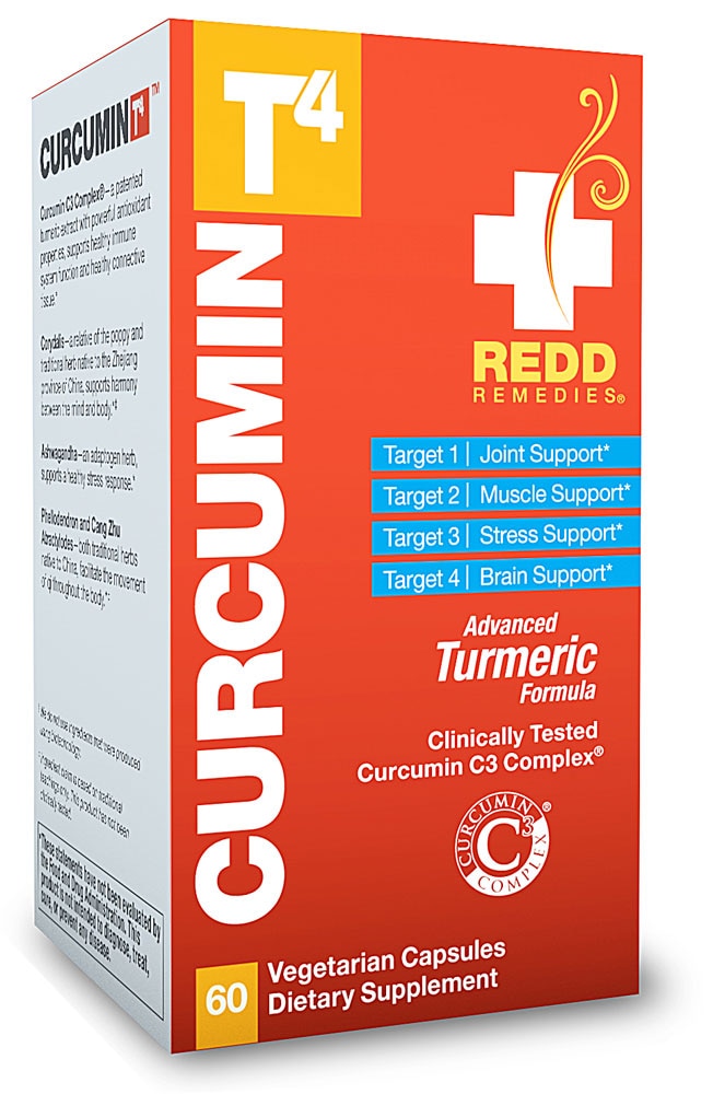 Curcumin T4™ -- 60 Vegetarian Capsules (Вегетарианские капсулы) Redd Remedies