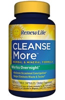 Adult Cleanse - Cleanse More™ Overnight Constipation Relief -- 100 Vegetable Capsules (Растительные капсулы) Renew Life