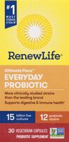 Ultimate Flora Everyday Probiotic -- 15 billion - 30 Vegetarian Capsules (Вегетарианские капсулы) Renew Life