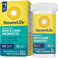 Ultimate Flora™, Уход за здоровьем мужчин - 90 миллиардов КОЕ - 30 капсул - Renew Life Renew Life