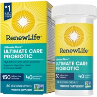 Ultimate Flora Ultimate Care Probiotic -- 150 billion - 30 Vegetarian Capsules (Вегетарианские капсулы) Renew Life