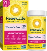 Women's Care Probiotic Capsules (Капсулы) -- 25 billion CFU - 30 Vegetarian Capsules (Вегетарианские капсулы) Renew Life