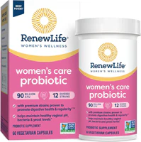 Ultimate Flora™ Women's Care Probiotic - 90 миллиардов КОЕ - 60 вегетарианских капсул - Renew Life Renew Life