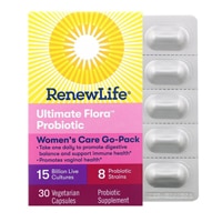 Women's Care Probiotic Ultimate Flora -- 15 billion - 30 Vegetarian Capsules (Вегетарианские капсулы) Renew Life