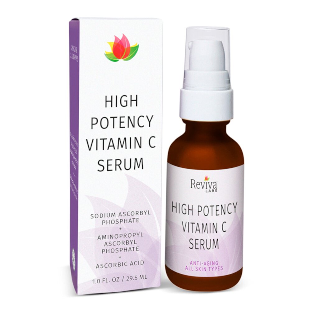 Dual Source Vitamin C Serum -- 1 fl oz (Жидкие унции) Reviva Labs