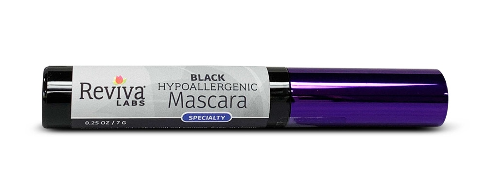 Reviva Labs Hypoallergenic Mascara Black -- 0,25 унции Reviva Labs